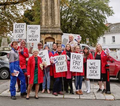 Made in Dagenham Publicity Protest